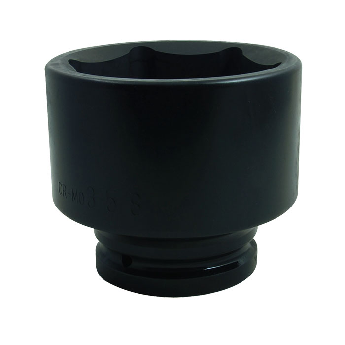 Vaso de impacto de 6 puntas, estándar europeo de 1 pulgada, SAE, métrico.