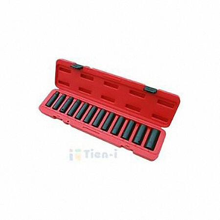 Juego de 12 vasos de impacto profundas de 1/2" (10-24 mm)