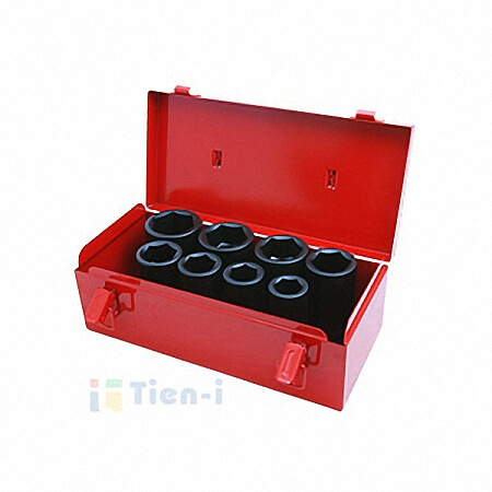 JUEGO DE 8 VASOS DE IMPACTO PROFUNDOS DE 3/4" (22-41 mm)
