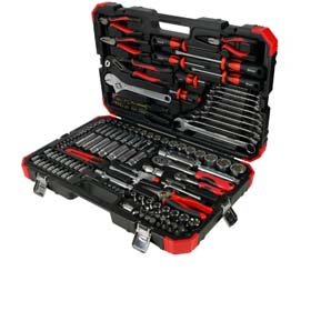 KIT DE HERRAMIENTAS DE 133 PIEZAS DE 1/4" Y 1/2" (MM)