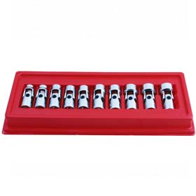 Juego de 10 vasos universales flexibles de 3/8" (métricas)