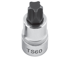 Vaso con punta Torx de 5 lóbulos, acero S2 y vaso CR-V
