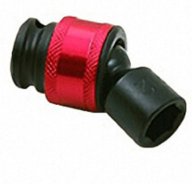 Vaso de impacto articulado de 3/8", 6 puntas, giro 360°