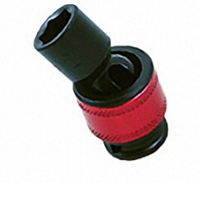 Vaso de impacto articulado de 1/2", 6 puntas, giro 360°