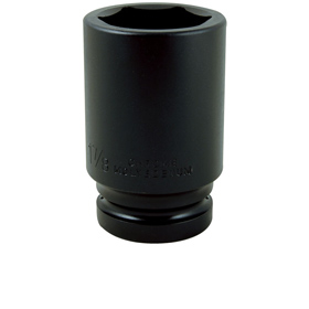 Vaso de impacto largo de 6 puntas tipo europeo de 3/4", SAE, métrico
