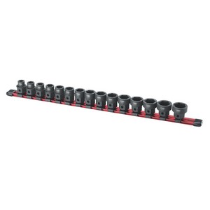 Juego de 11 vasos de impacto cortos hexagonales de 1/2" DR.