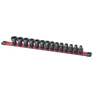 Juego de 10 vasos de impacto cortos hexagonales de 3/8" DR.