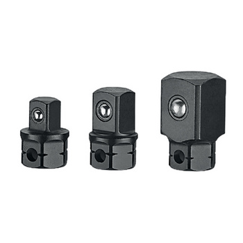 Juego de 3 adaptadores de impacto cortos de 3/8" con vástago hexagonal