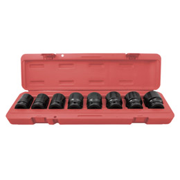 JUEGO DE 8 VASOS DE IMPACTO DE 3/4" (MM)